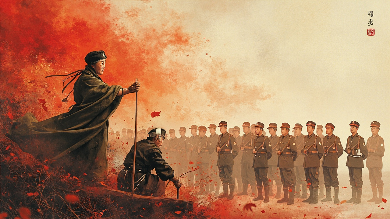 成都烈属妈妈送别新兵现场